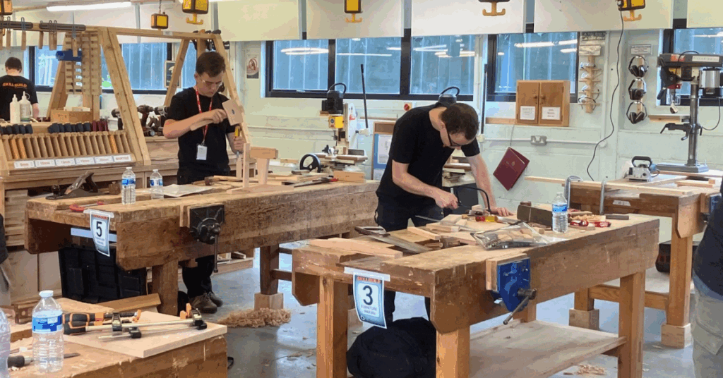 Our CCG students hard at work during the competition