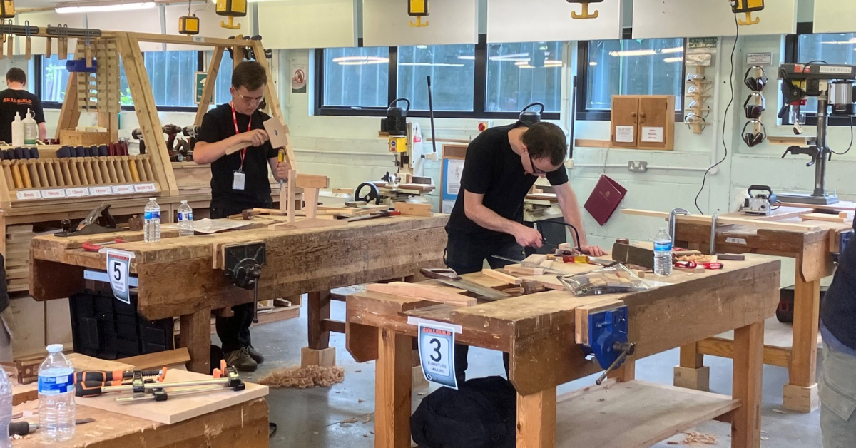 Our CCG students hard at work during the competition