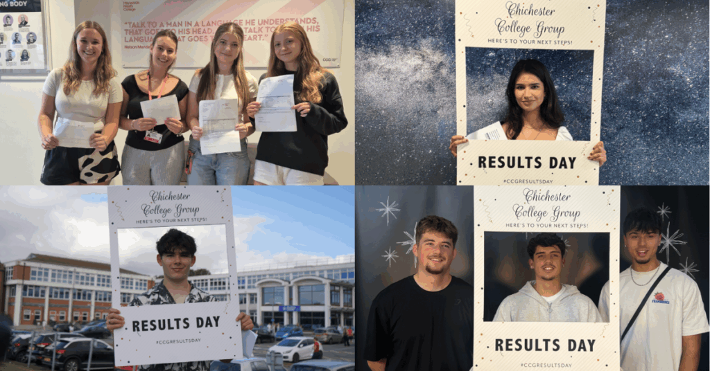 Some of our CCG students receiving their results