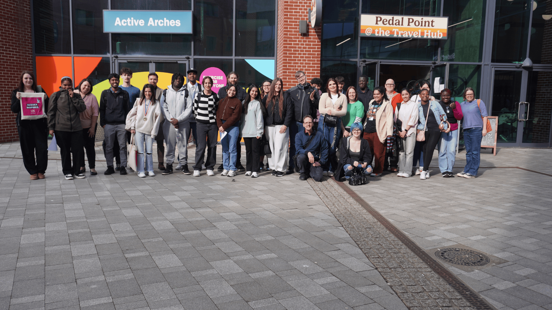 Students from multiple of our colleges who took part in the challenge