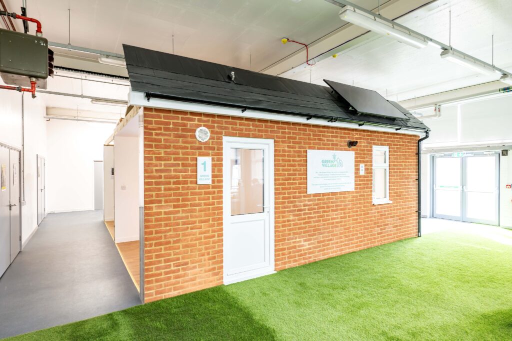 The Green Village building created at Crawley College